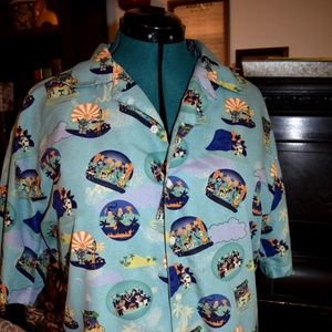 Star Wars Tiki Style Button Up Shirt